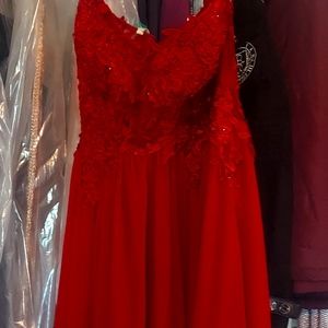 JVN by JOVANI Red Dress